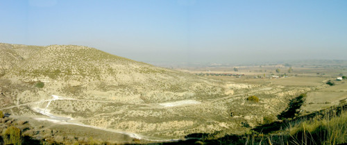 Vista general de las Salinas Espartinas (Ciempozuelos, Madrid)