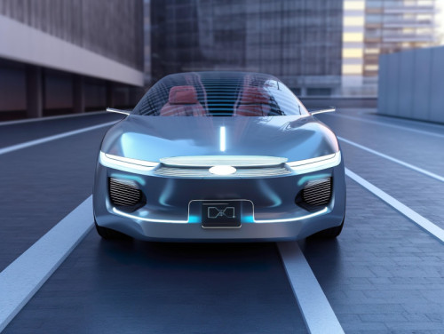 Coche futurista. Imagen de James en Pixabay